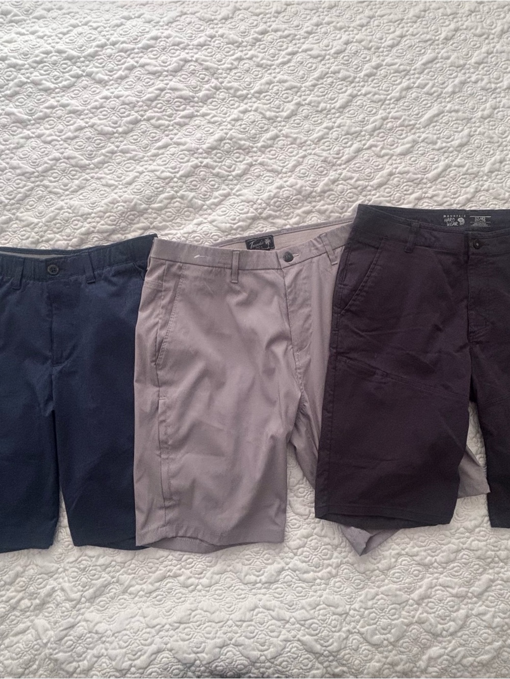 Men’s Size 32 Shorts 3-Pc Bundle Mountain Hardwear/Under Armour/Trunks